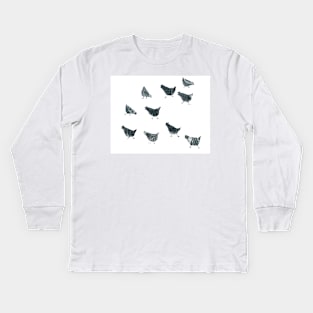 White chooks Kids Long Sleeve T-Shirt